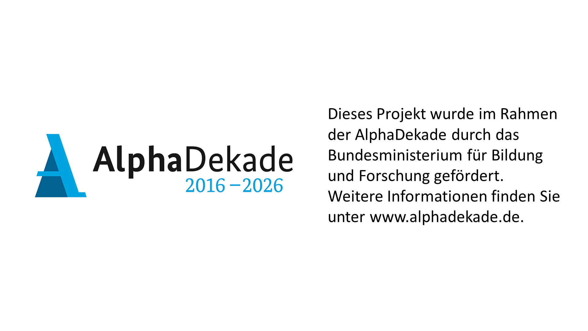 AlphaDekade 2016-2026